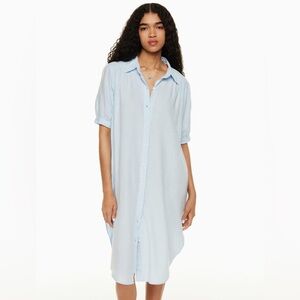 Aritzia Wilfred Free Awaken Linen Dress